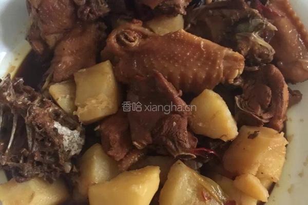笨鸡炖土豆的做法图解3