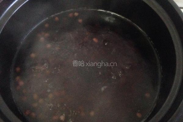 红豆糯米饭的做法图解2