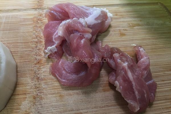 荷兰豆炒肉片的做法图解3