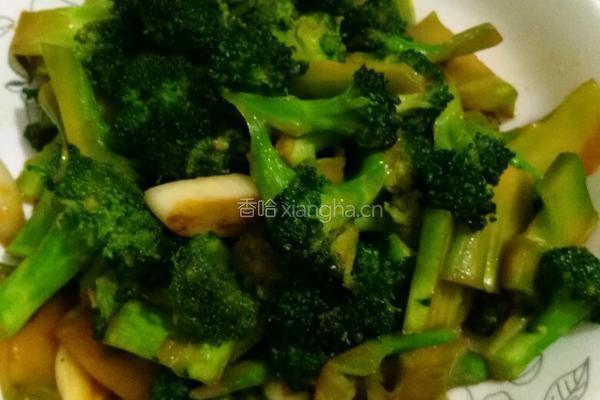 蒜香西兰花的做法图解5