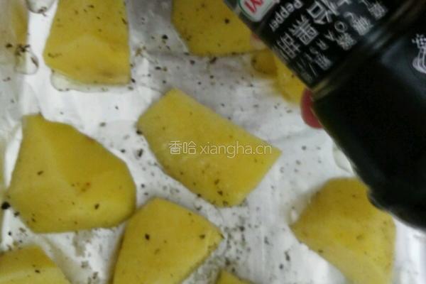 香煎三文鱼鳍的做法图解5