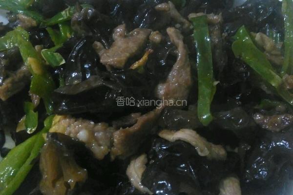 木耳炒肉的做法图解7