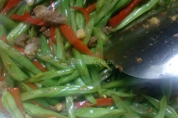炒四季豆的做法图解6