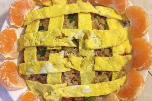 向日葵炒饭的做法图解3