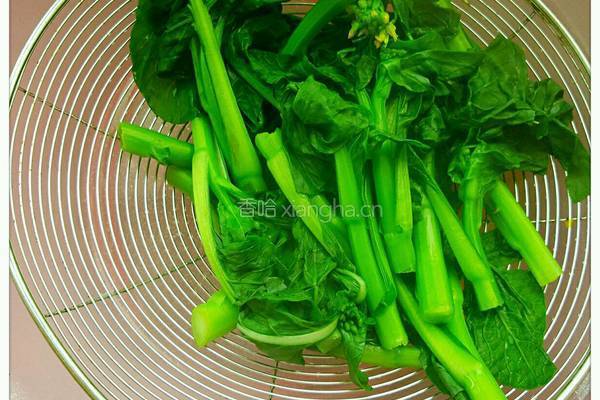 油淋菜心的做法图解5
