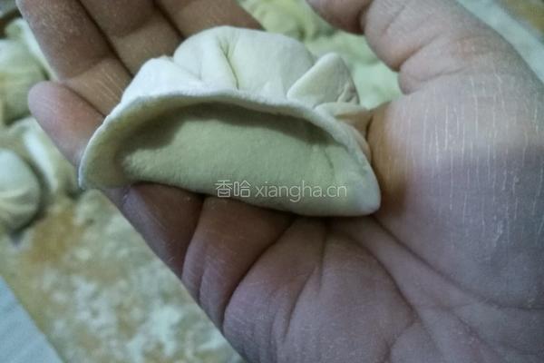驴肉芹菜蒸饺的做法图解20