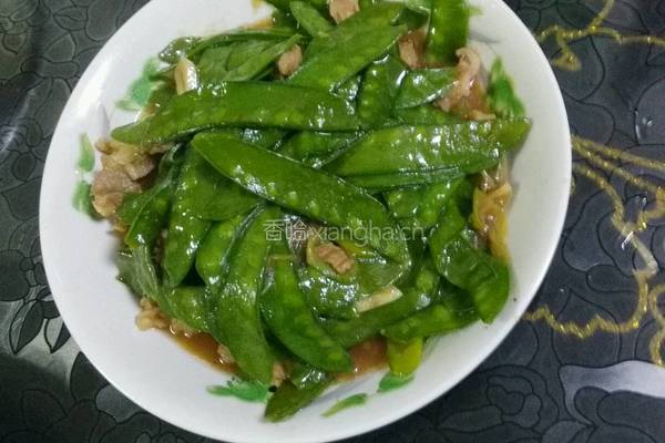 牛肉炒荷兰豆的做法图解9