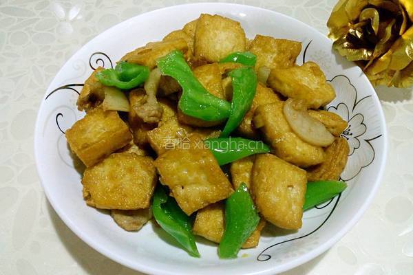 小炒煎豆腐的做法图解11