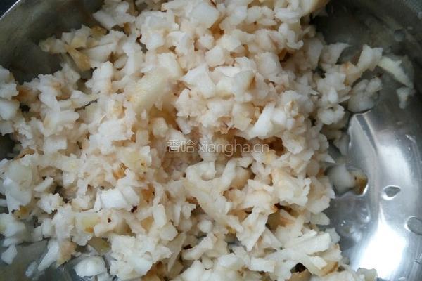 马蹄香菇蒸肉饼的做法图解1