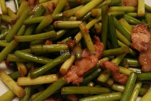 蒜薹炒肉的做法图解6