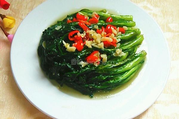 蒜蓉茼蒿的做法图解6