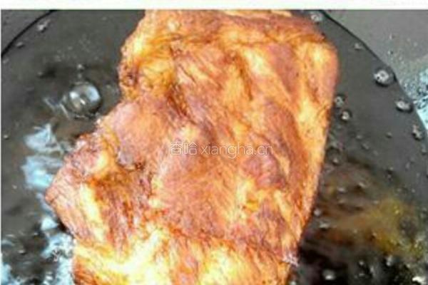干豆角蒸扣肉的做法图解3