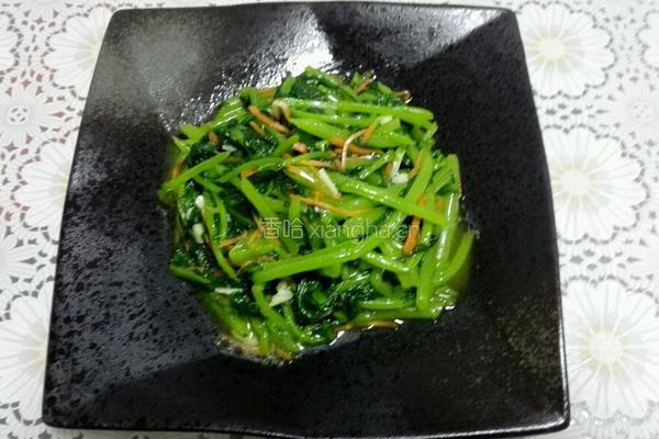 凉拌茼蒿的做法图解4