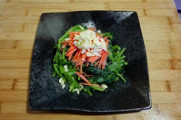 凉拌茼蒿的做法图解3