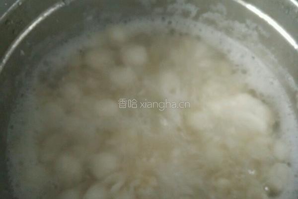酒酿汤圆的做法图解6