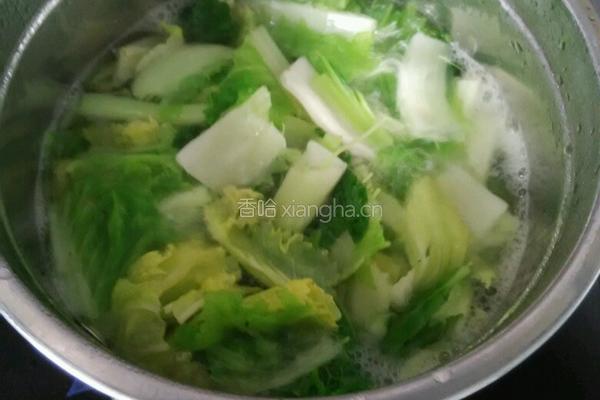 油渣煮白菜的做法图解3