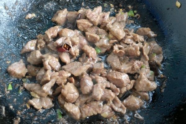 豌豆辣牛肉的做法图解7