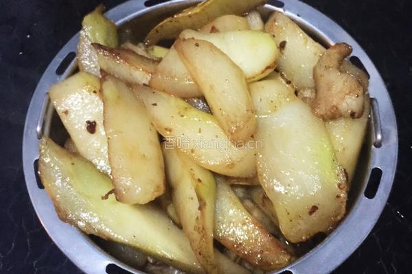 笋子炒肉的做法图解3