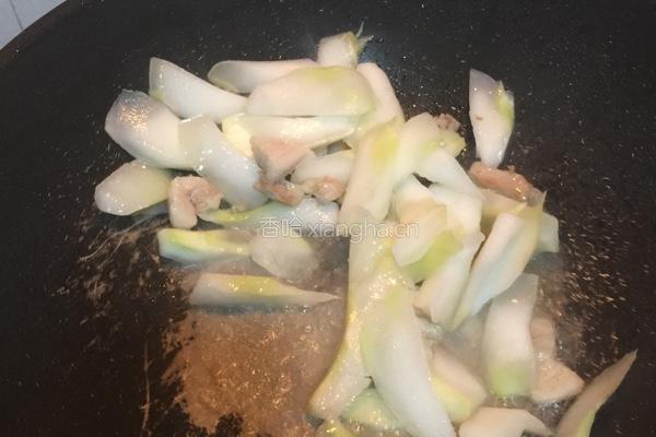笋子炒肉的做法图解2