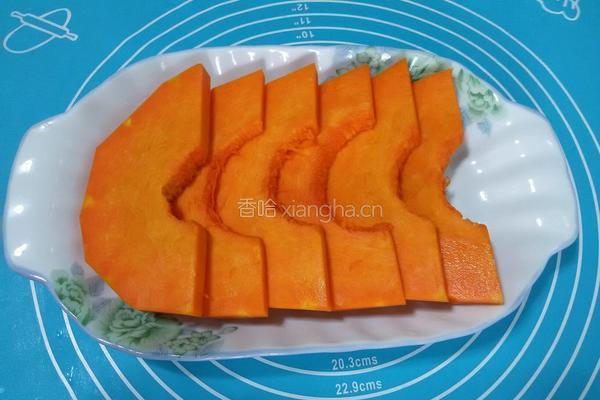 肉末蒸南瓜的做法图解3