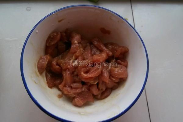 芸豆角炒肉丝的做法图解2