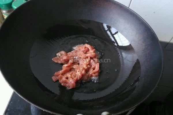 芸豆角炒肉丝的做法图解5