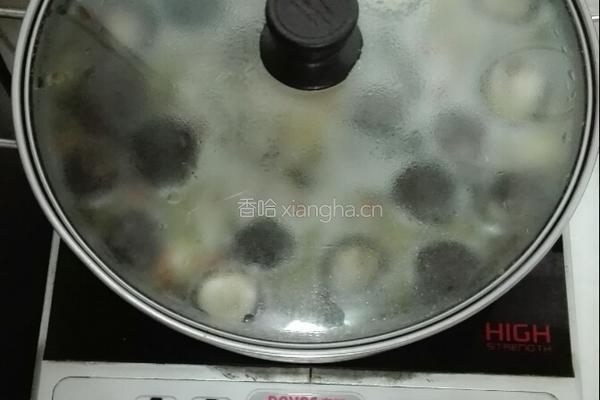 老母鸡炒酒香菇汤的做法图解8