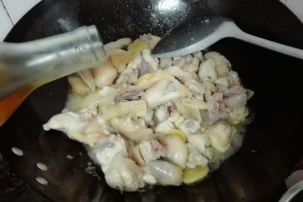 老母鸡炒酒香菇汤的做法图解4