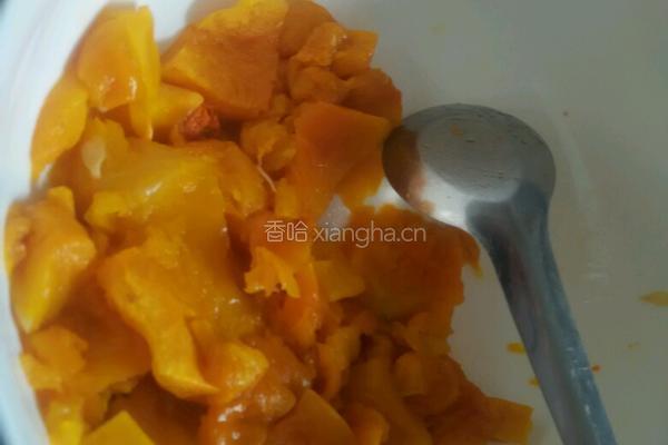 南瓜玫瑰卷的做法图解2