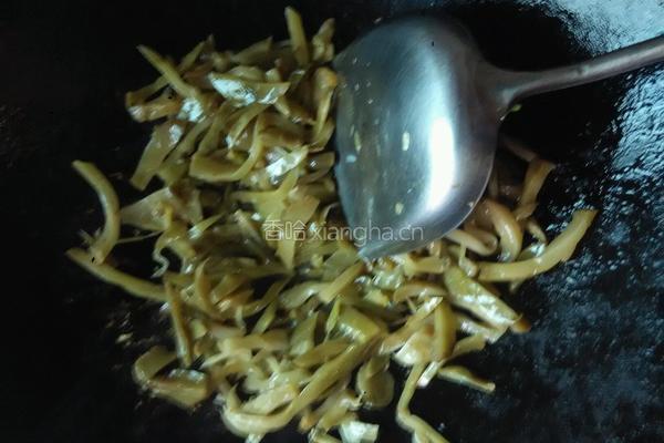 肉丝炒榨菜的做法图解6