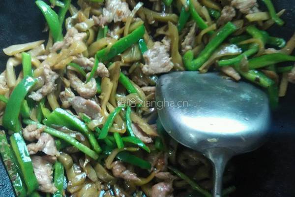 肉丝炒榨菜的做法图解7
