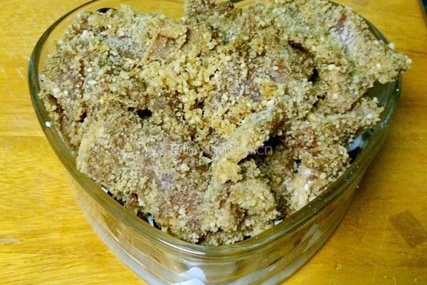 豆腐粉蒸肉的做法图解5