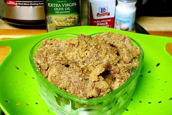 豆腐粉蒸肉的做法图解6