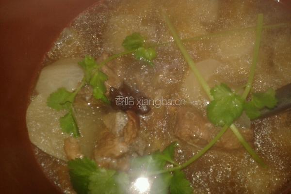 羊肉萝卜煲的做法图解5