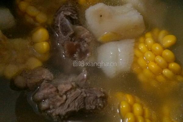 山药玉米排骨汤的做法图解4