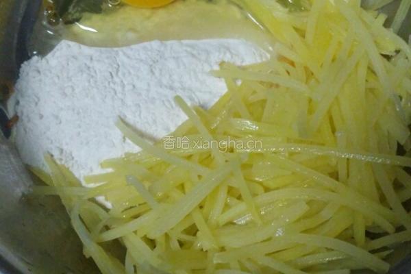土豆丝饼的做法图解6