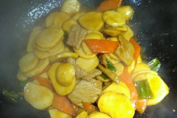 慈菇炒肉片的做法图解7