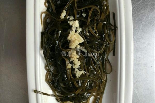 蒜茸海带丝的做法图解6