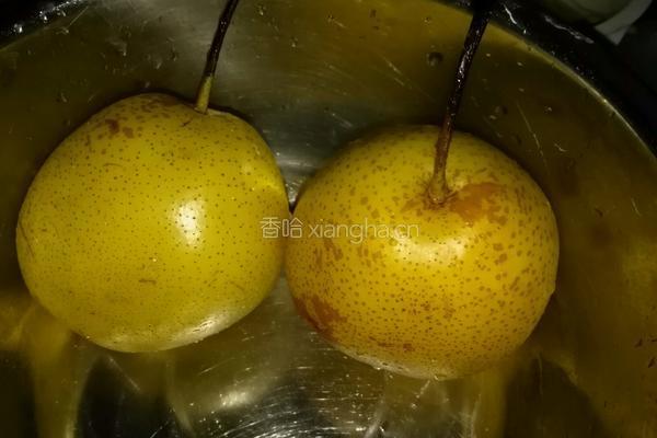 冰糖雪梨的做法图解1
