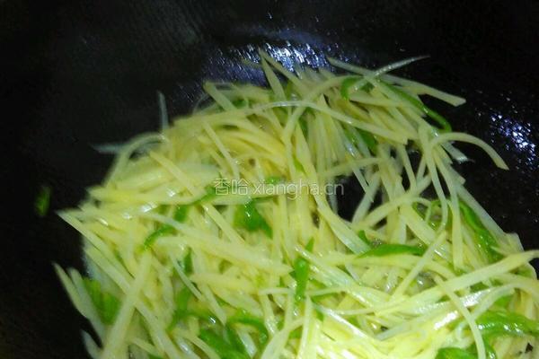 青椒土豆丝的做法图解4