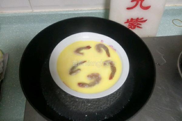 虾蒸鸡蛋羹的做法图解4