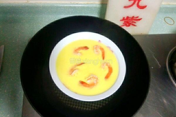 虾蒸鸡蛋羹的做法图解5