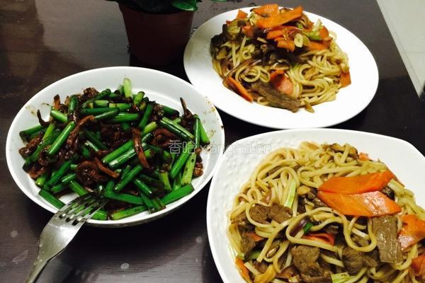 牛肉什锦炒面的做法图解9