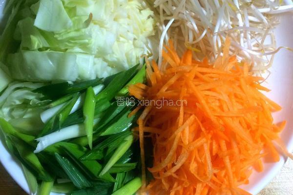 杂菜炒面的做法图解2
