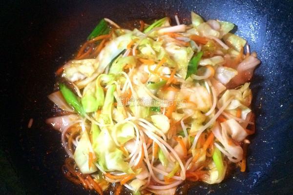 杂菜炒面的做法图解9
