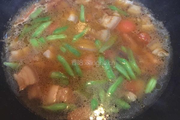 豆角肉蒸面的做法图解7