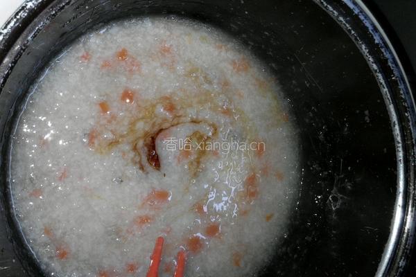 营养粥（乌鸡肉胡萝卜）的做法图解6