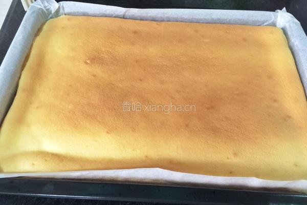 草莓烫面奶油蛋糕卷的做法图解5