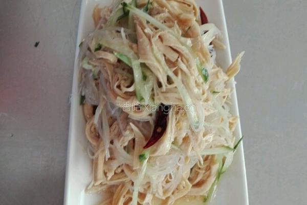 粉丝拌腐竹的做法图解7