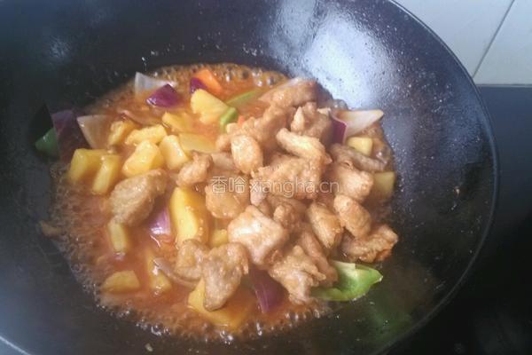 菠萝咕噜肉的做法图解15